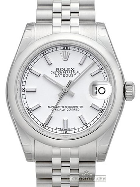 Rolex Datejust 31, Hvid