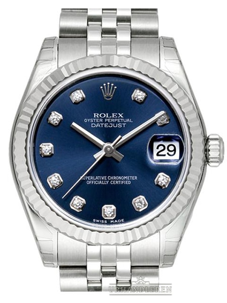 Rolex Datejust 31, Blå