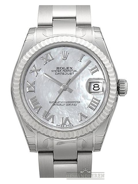 Rolex Datejust 31, Hvid MOP/perlemor