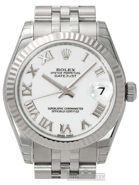 Rolex Datejust 31, Hvid
