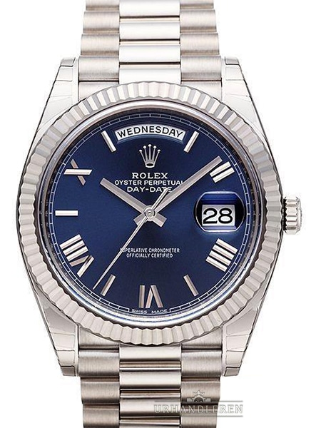 Rolex Day-Date 40, Blå