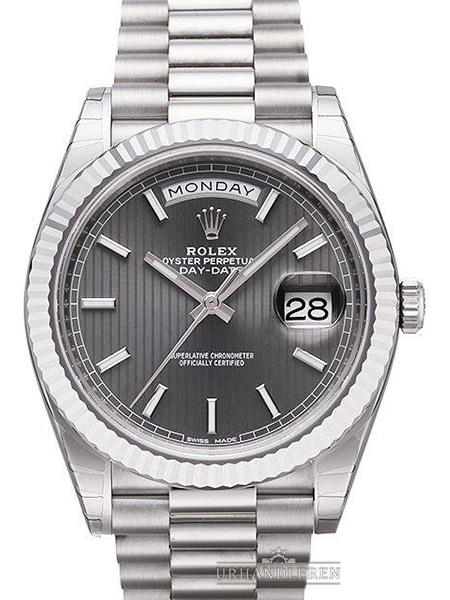 Rolex Day-Date 40, Rhodium