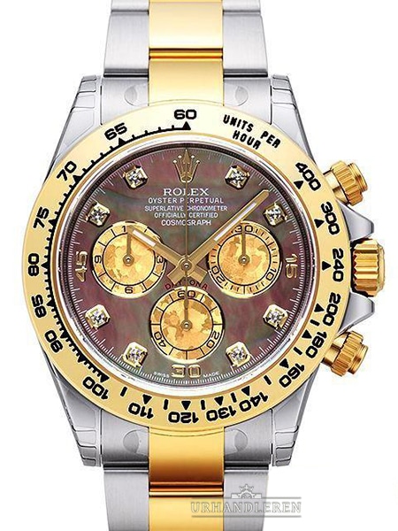 Rolex Daytona Cosmograph, Sort MOP/Perlemor