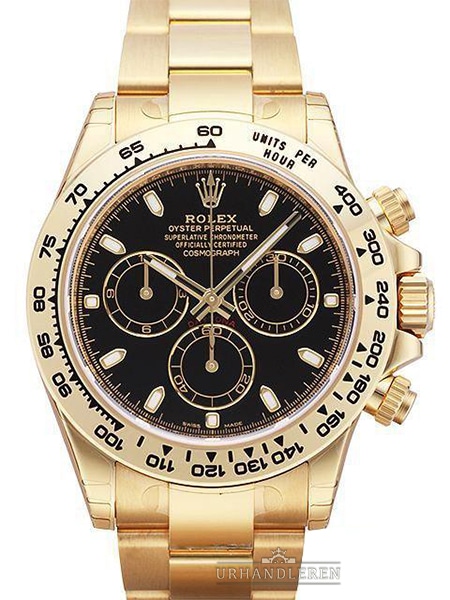 Rolex Daytona Cosmograph, Sort