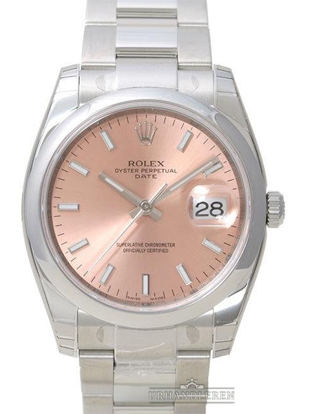 Rolex Oyster Perpetual Date 34, Pink