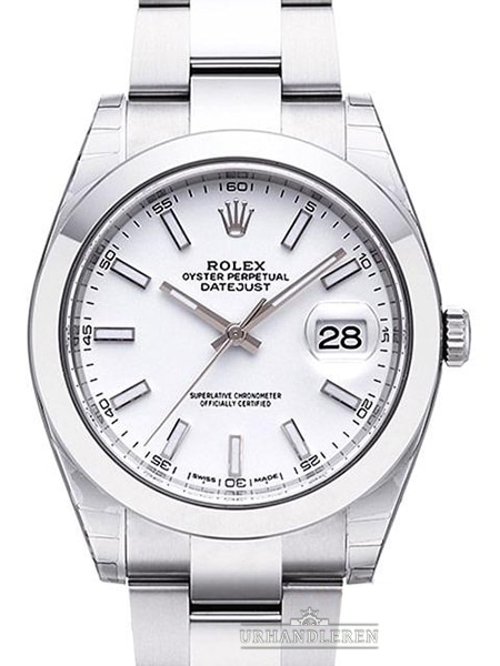 Rolex Datejust 41, Hvid