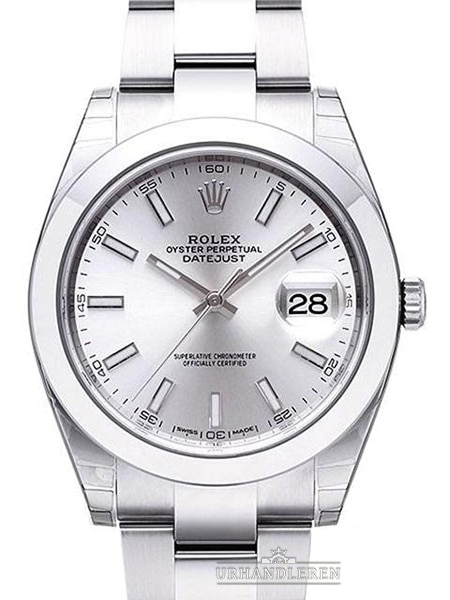 Rolex Datejust 41, Sølv