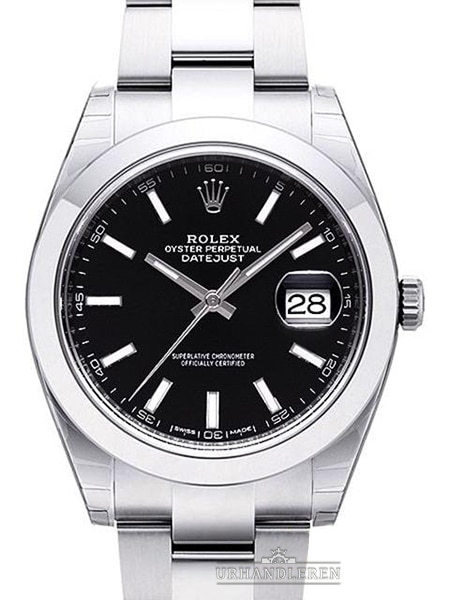 Rolex Datejust 41, Sort
