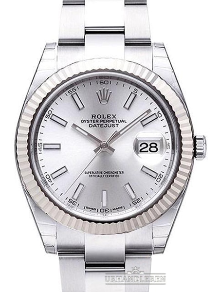 Rolex Datejust 41, Sølv