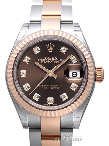 Rolex Lady-Datejust 28,  Choko