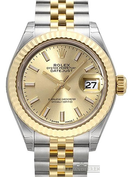 Rolex Lady-Datejust 28, Champagne