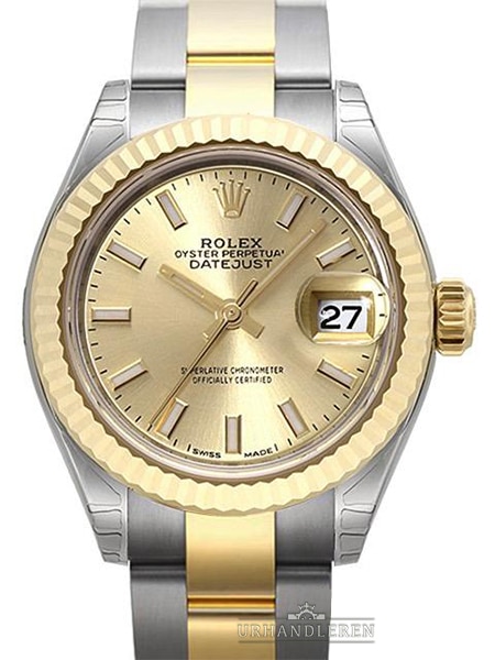 Rolex Lady-Datejust 28, Champagne