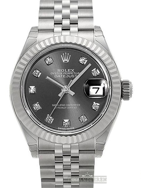Rolex Lady-Datejust 28, Rhodium