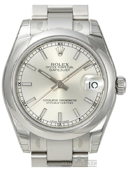 Rolex Datejust 31, Sølv