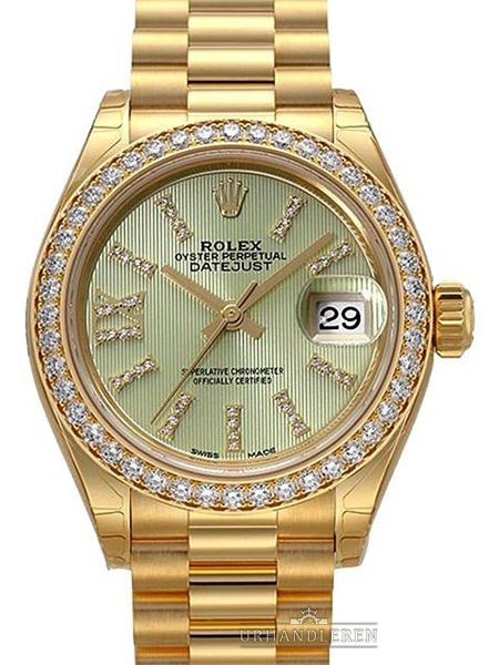 Rolex Lady-Datejust 28, Linden Green