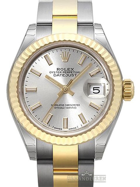 Rolex Lady-Datejust 28, Sølv