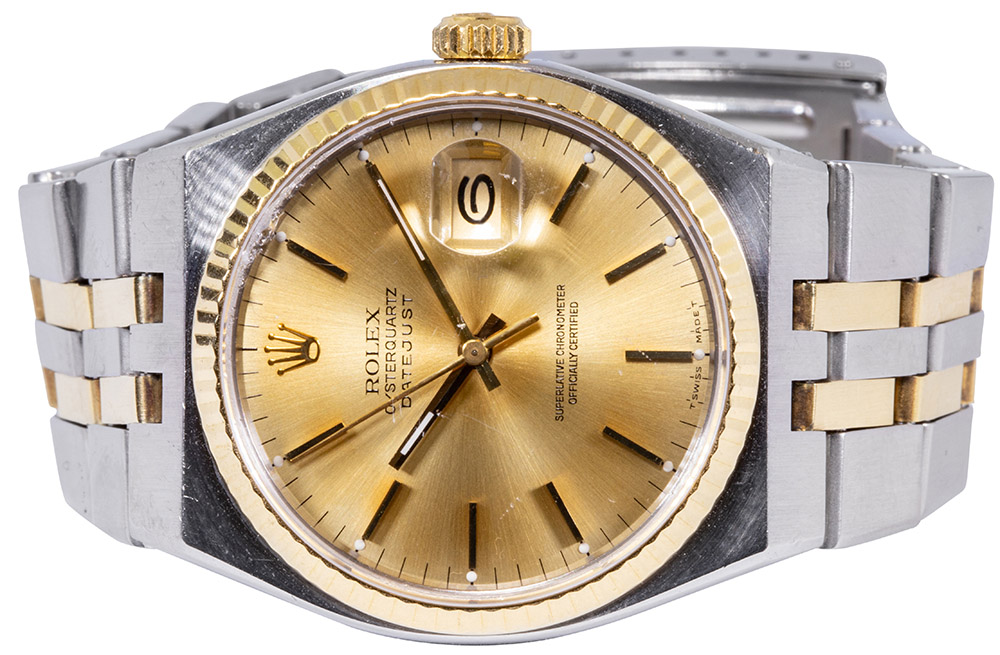 Rolex Oyster Quartz Champagne Skive